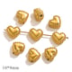 Dotted parallel hole heart-gold Picture2